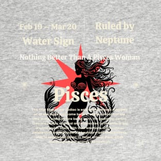 Pisces Mermaid Woman T-Shirt